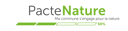 Logo Pacte Nature avec certification